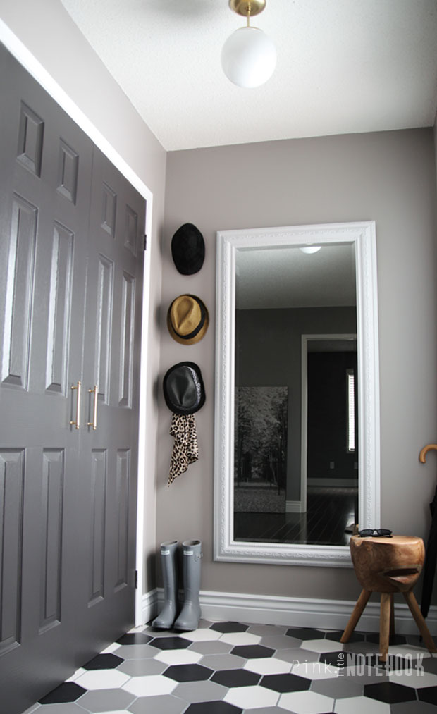 Front Foyer Before After Pink Little NotebookPink Little