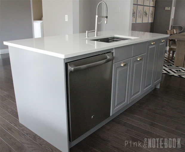 Creating An Kitchen Island Pink, How To Build A Kitchen Island With Sink