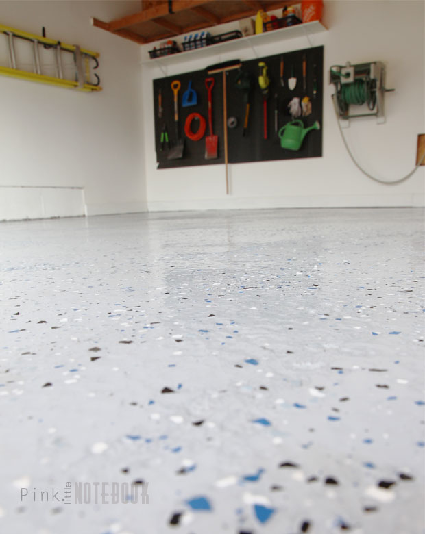 Diy Garage Floor Tutorial Rocksolid Polycuramine Pink Little